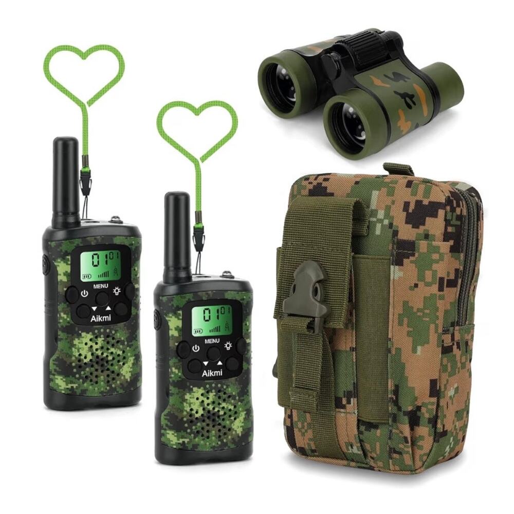 Aikmi Walkie Talkies for Kids Toys for Boys Aged 5+ Outdoor Toy 22 Channel (C21)